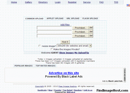 Adultimageload image hosting site