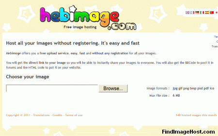 Hebimage image hosting site