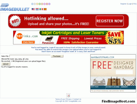 ImageBullet image hosting site