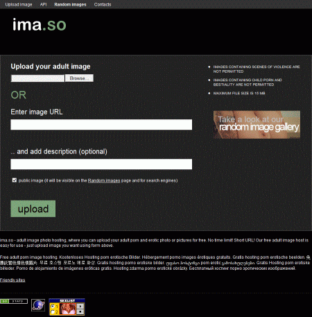 Imeg.be image hosting site
