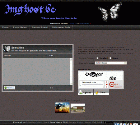 Imghost.be image hosting site