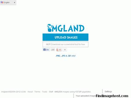 Imgland.net image hosting site
