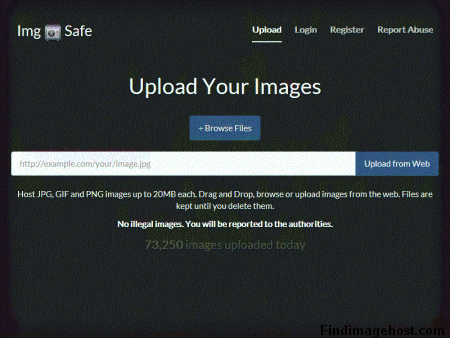ImgSafe.org image hosting site