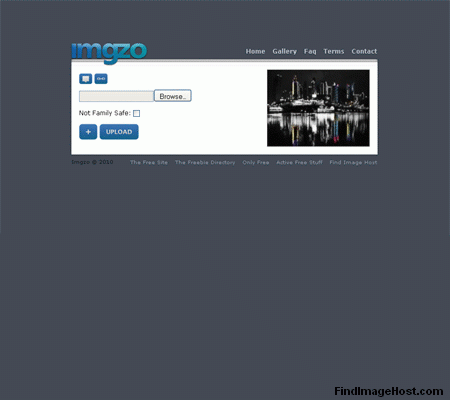 Imgzo image hosting site