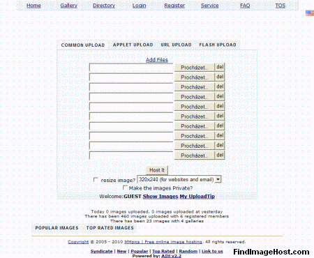 MMpics image hosting site