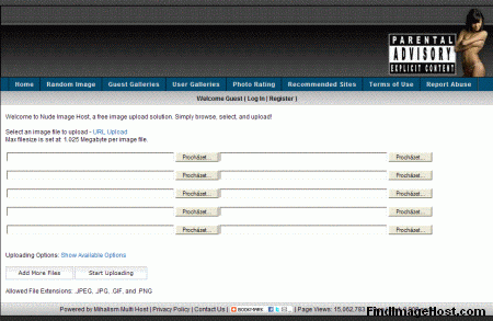Nudeimagehost image hosting site