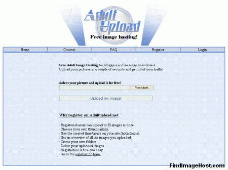 Picsserver.net image hosting site